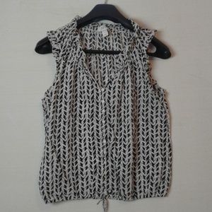 Loft No Sleeve Women's Summer Top Large